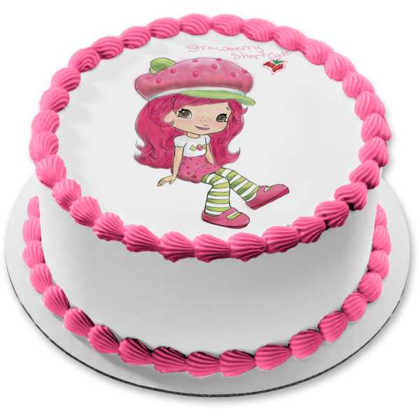 strawberry shortcake cake topper printable