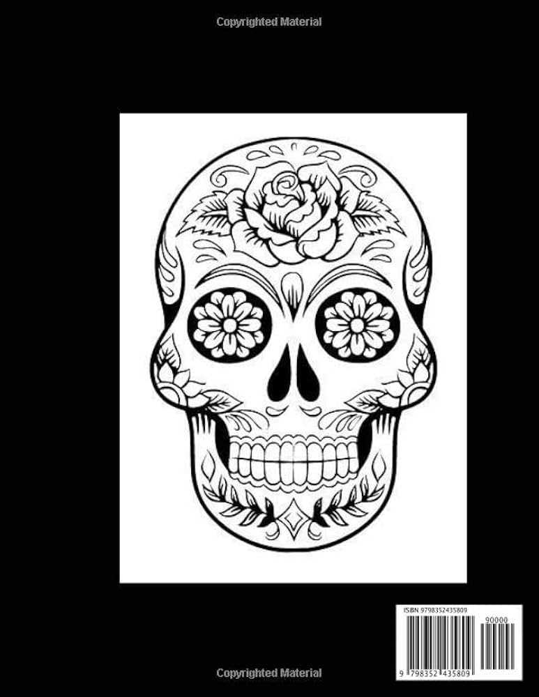 sugar skull coloring pages free printable sugar skull coloring pages free printable