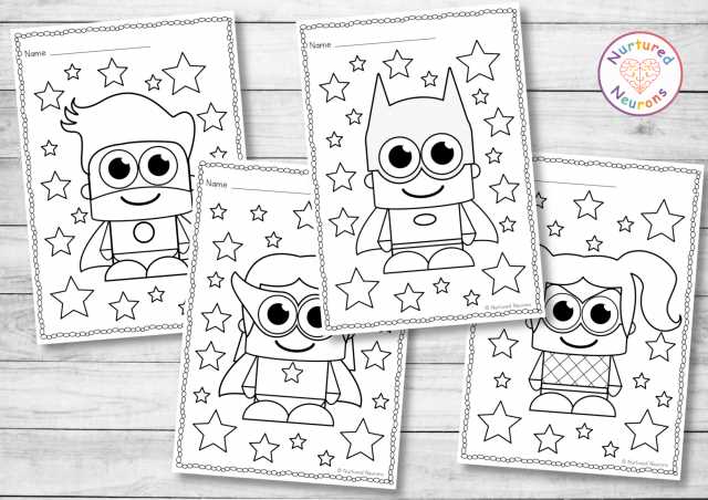 superhero printable coloring sheets