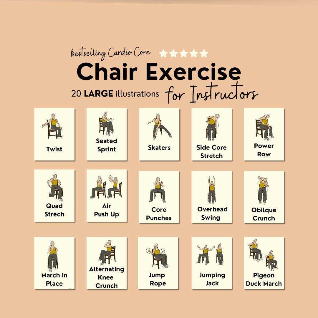 free printable chair workout