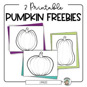 fall printables for preschool
