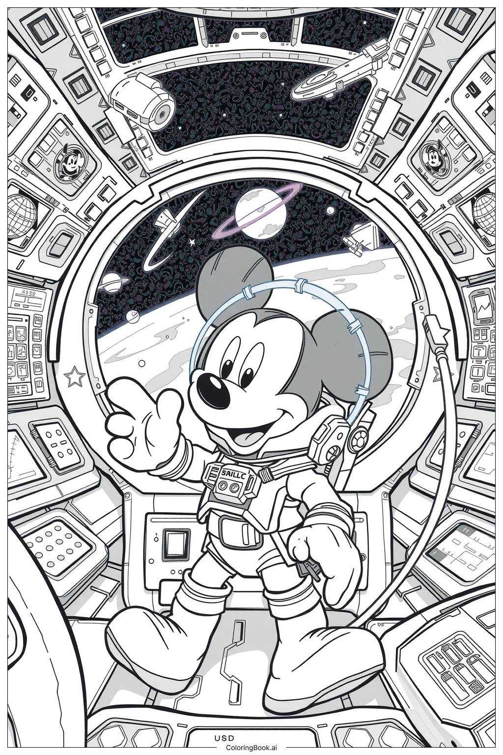 mickey mouse free printable coloring pages
