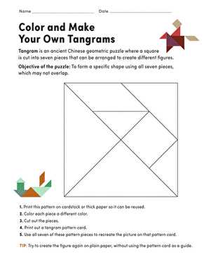 tangram shapes printable