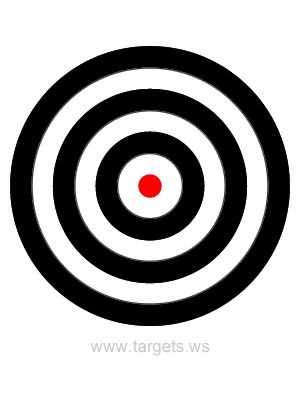 bullseye printable target