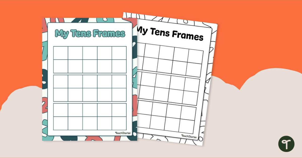 tens frame printable