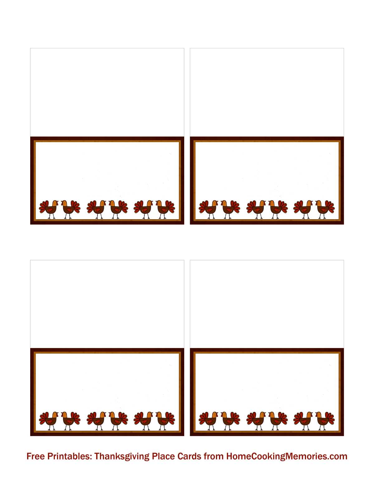 thanksgiving name place cards printable