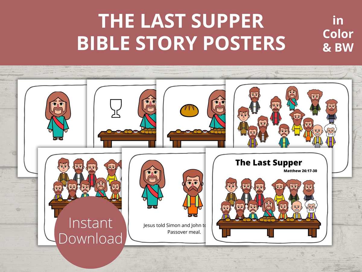 the last supper printable