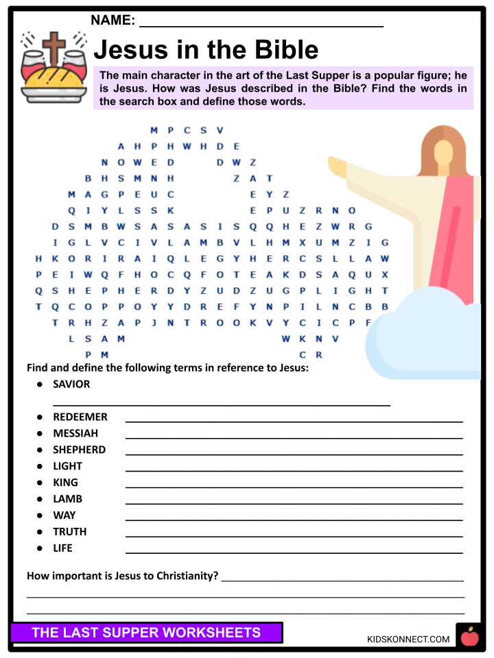 the last supper printable