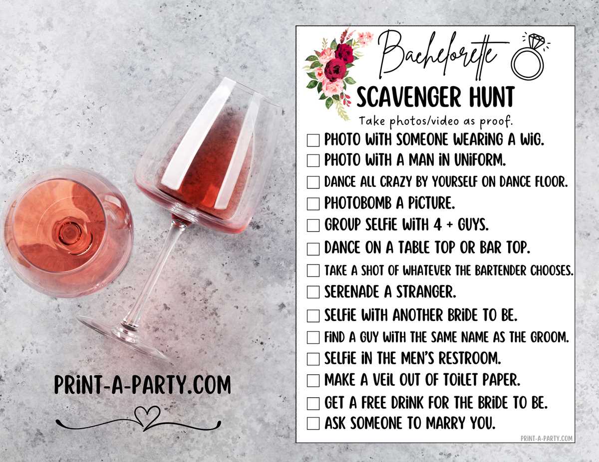 printable hen party games