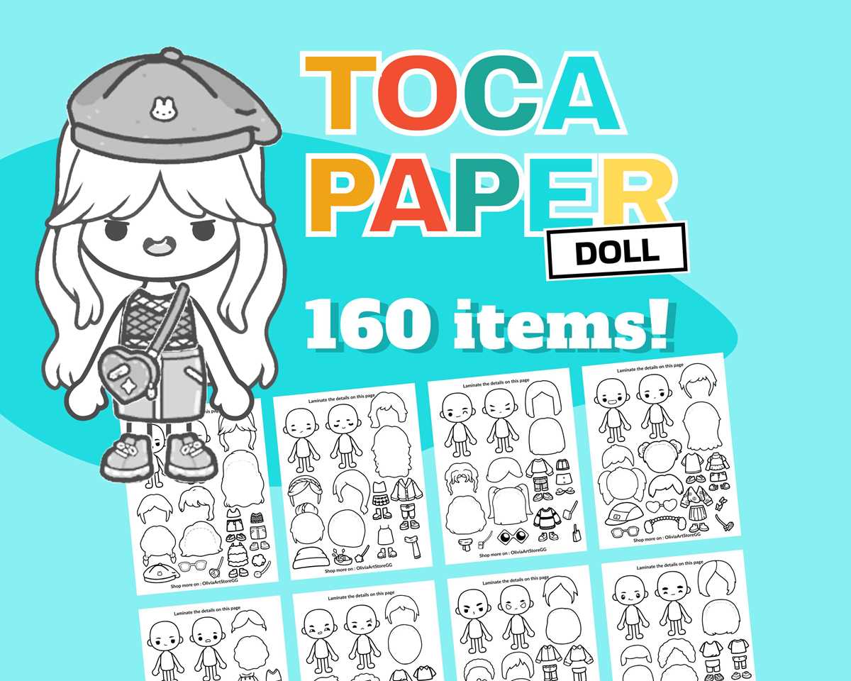 toca boca printables