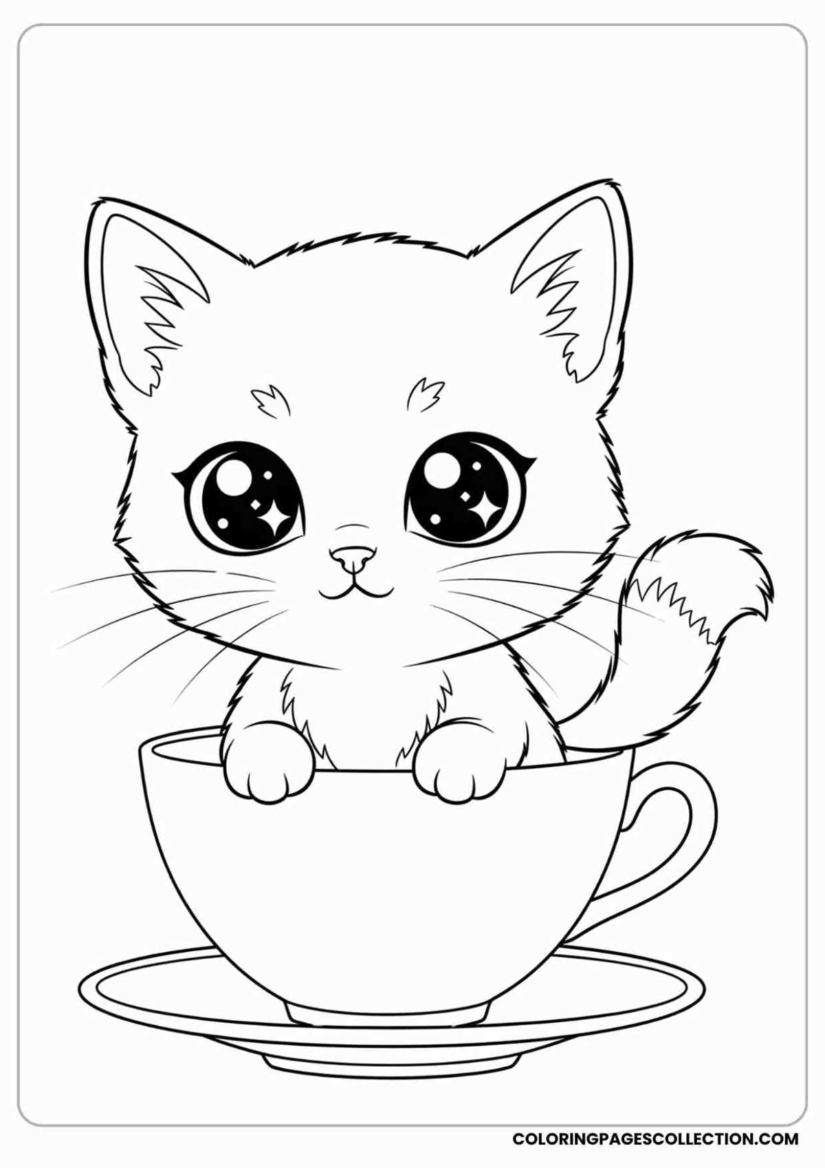 kitty coloring pages printable