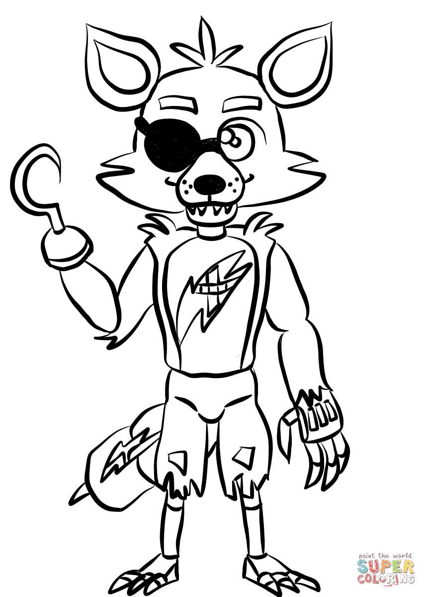 five nights at freddys printable coloring pages