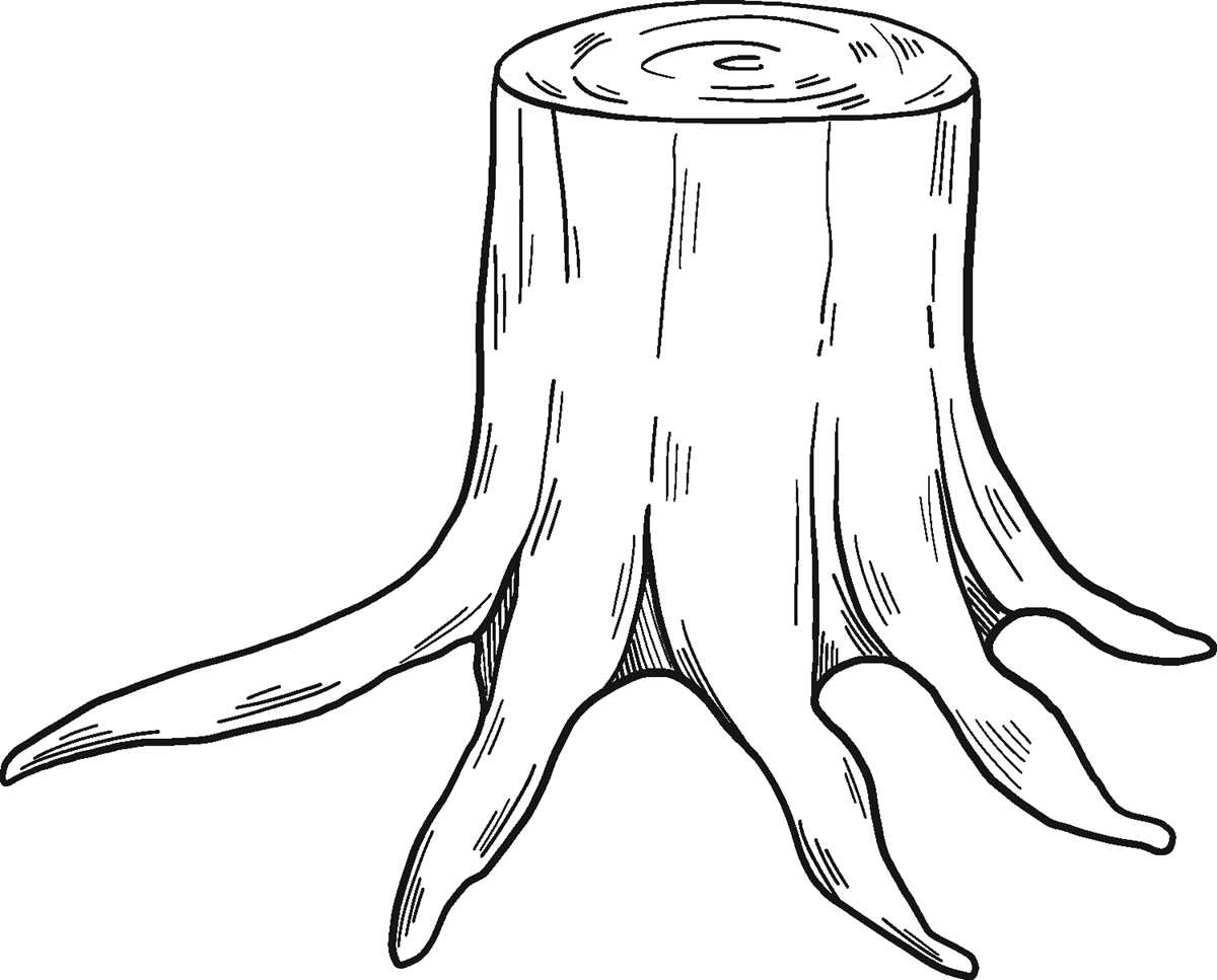 tree trunk printable free