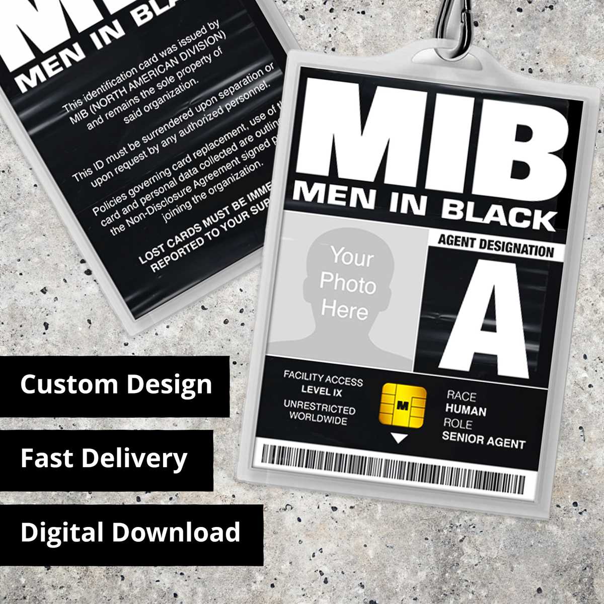 free printable mib badge template free printable mib badge template