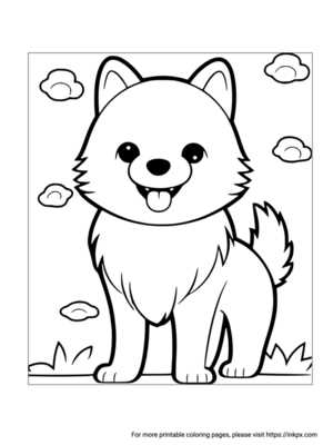 free printable coloring pages of puppies