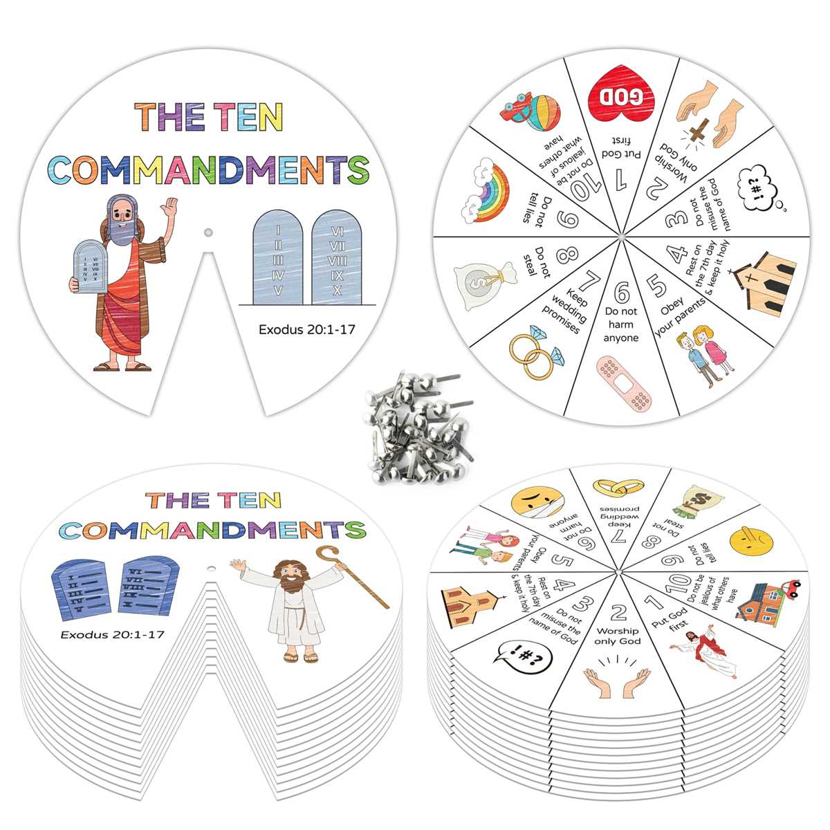 10 commandments craft printables
