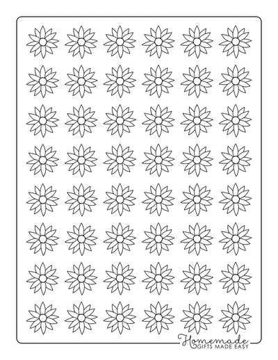 printable flower petal template