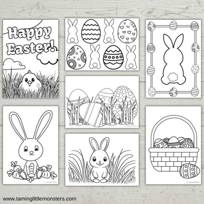 printable coloring easter printable coloring easter