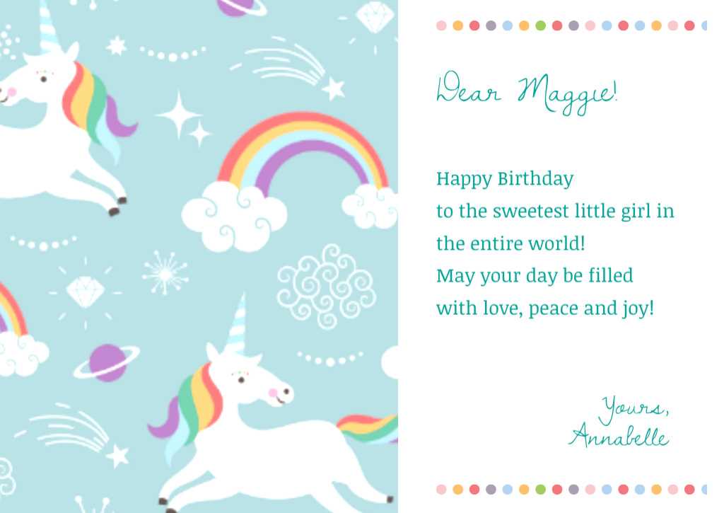 unicorn birthday card printable