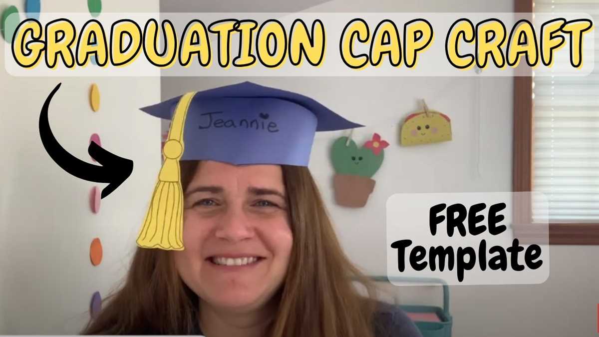 printable graduation cap template