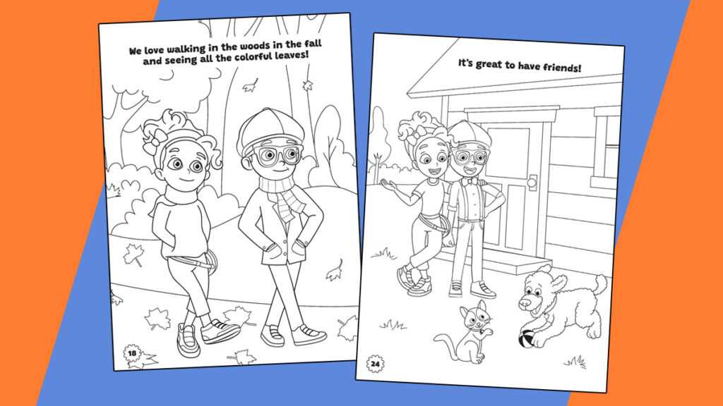 blippi coloring pages printable