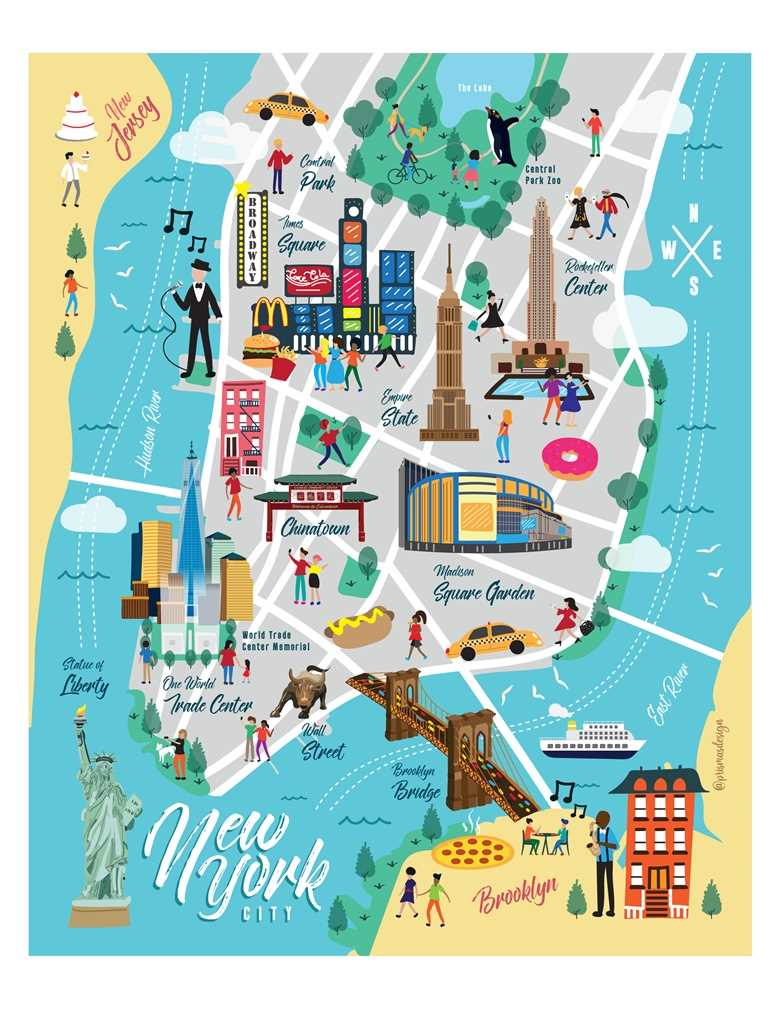 printable new york city map