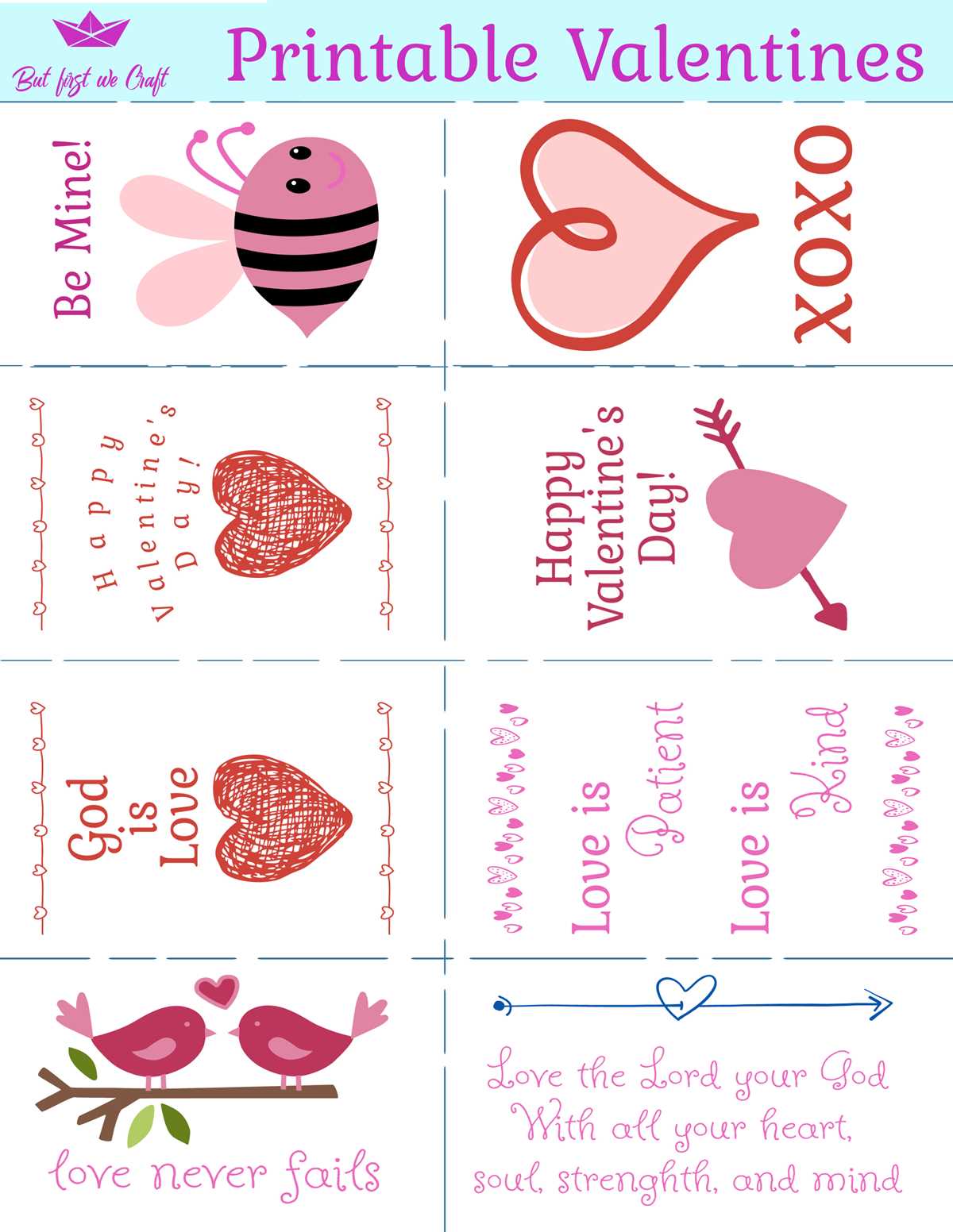 valentine free printables
