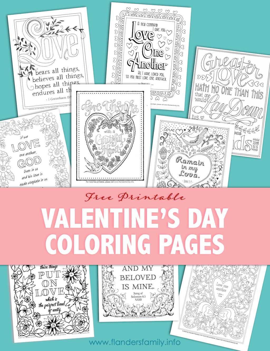 valentines printable coloring