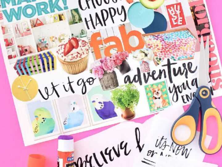 vision board words printable