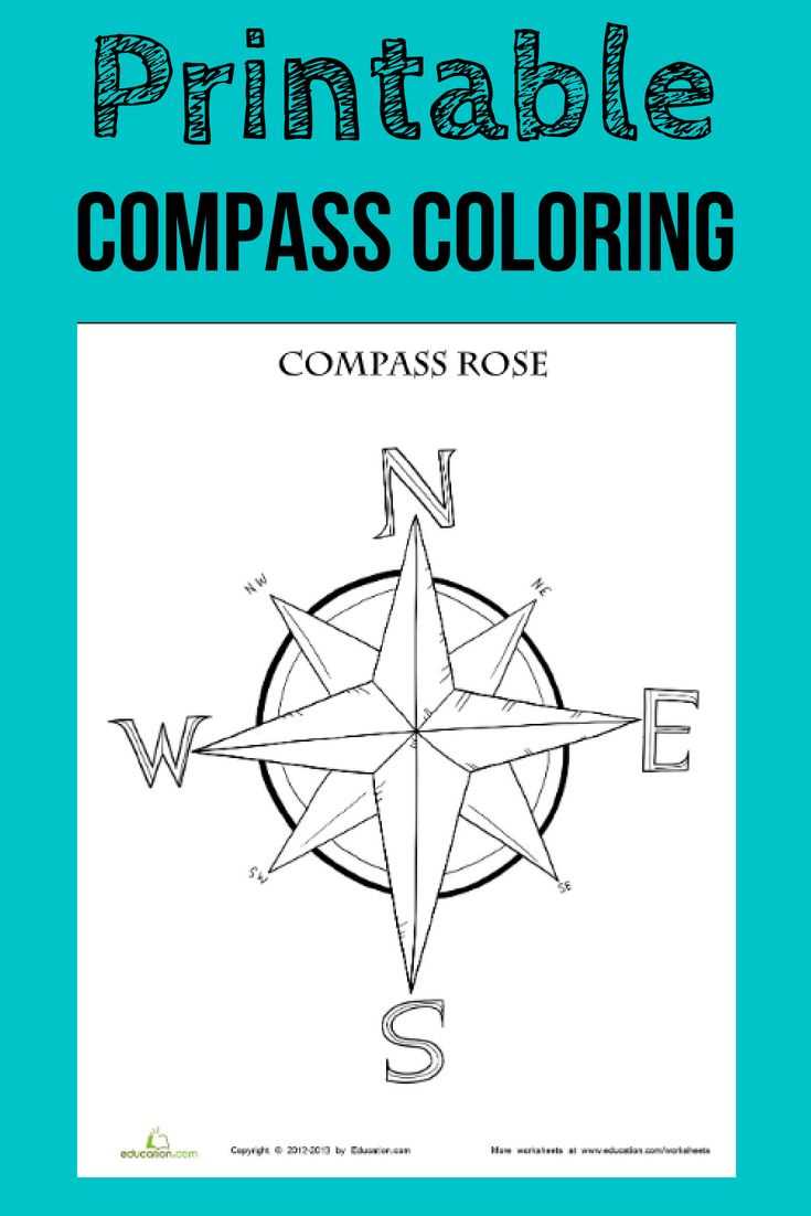 printable compass rose
