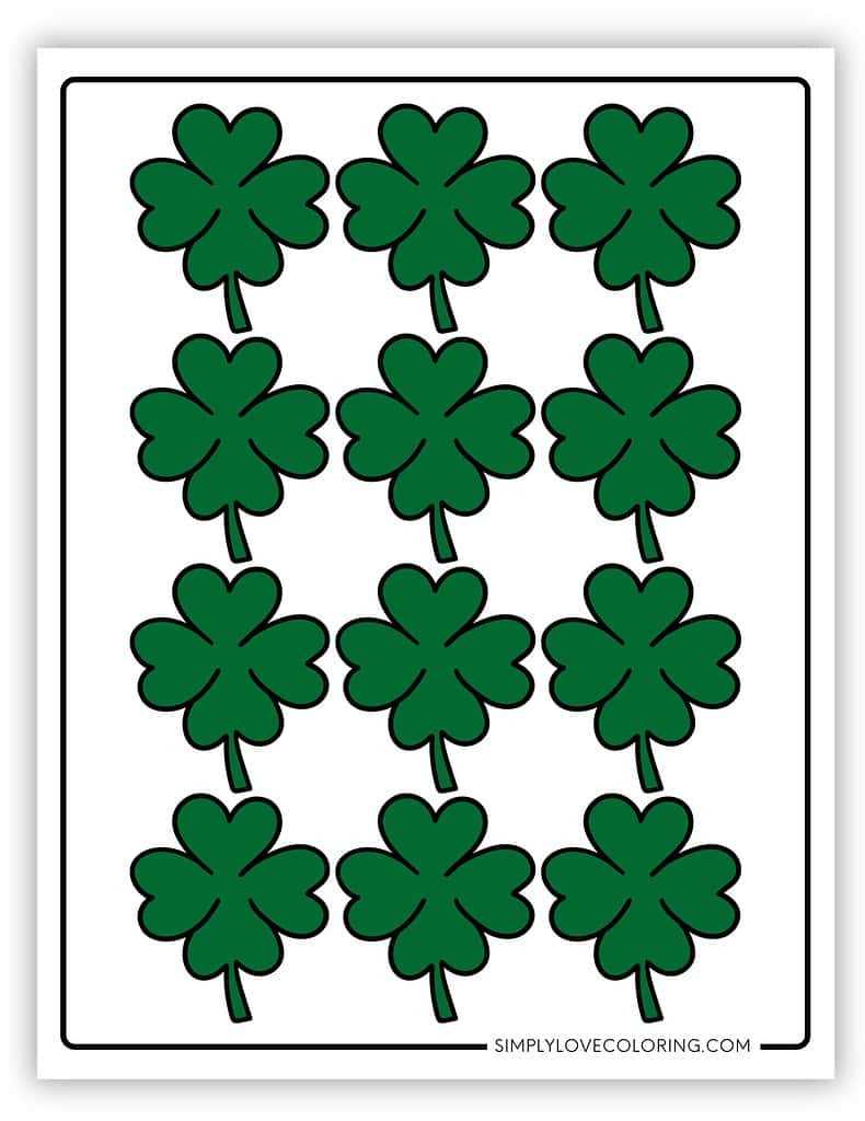 printable images of shamrocks