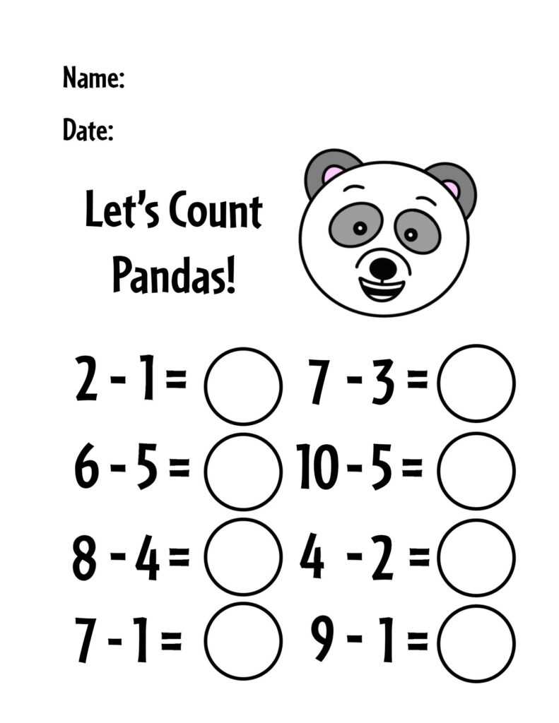 subtraction worksheets for kindergarten free printables subtraction worksheets for kindergarten free printables