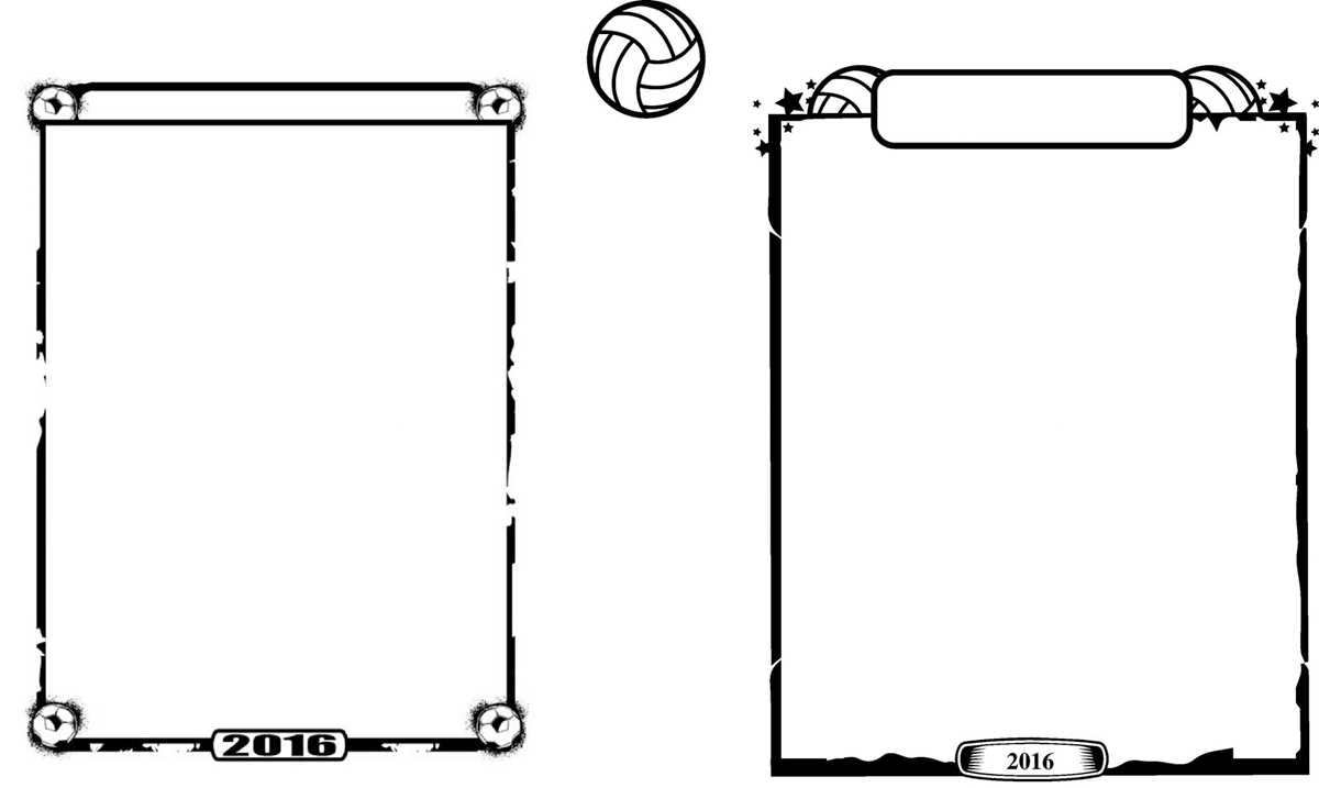 volleyball template printable