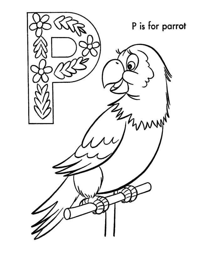 alphabet coloring sheets printable