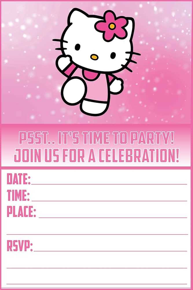 printable hello kitty card