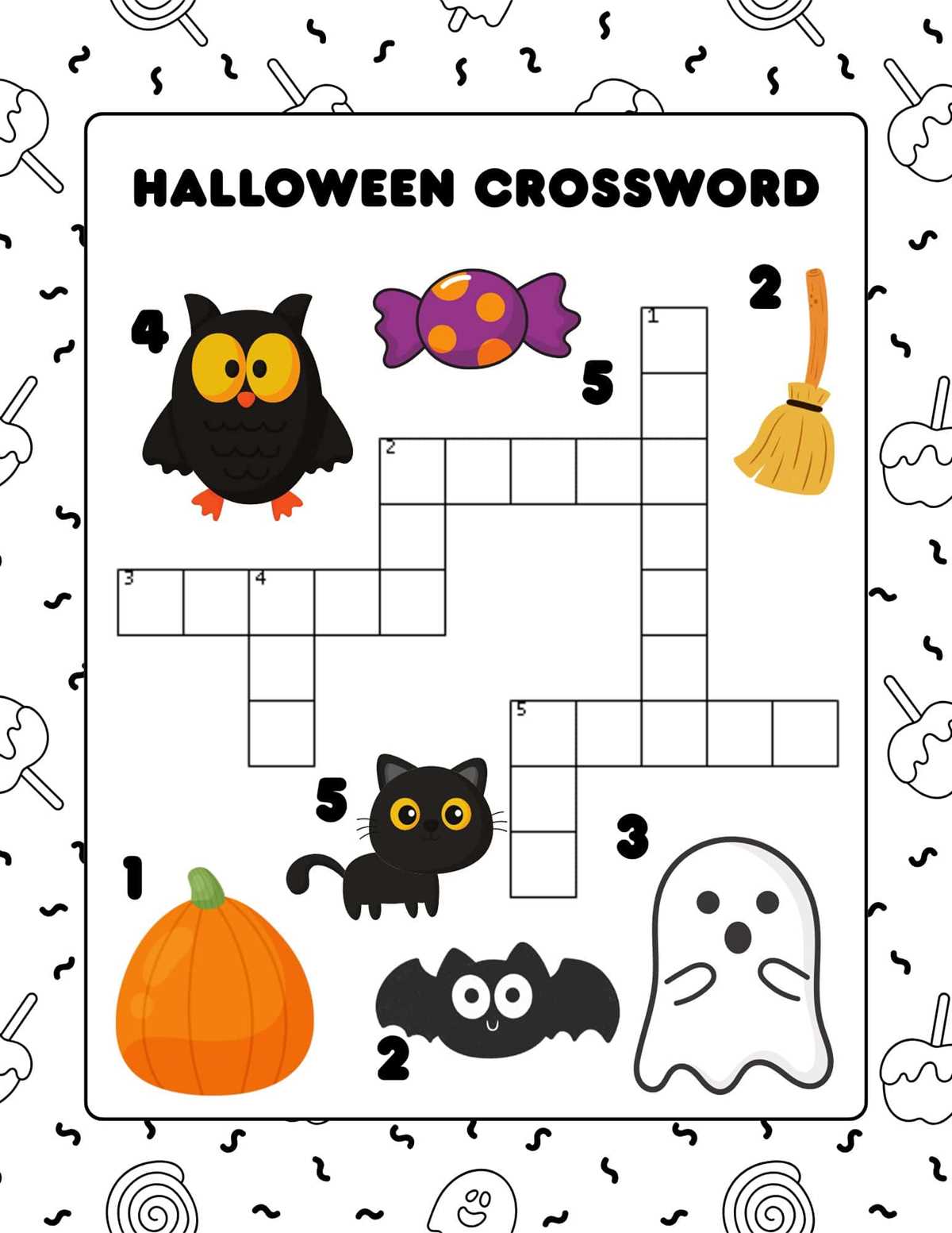 halloween crossword puzzle printable halloween crossword puzzle printable