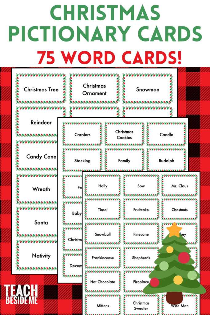 free printable christmas charades game