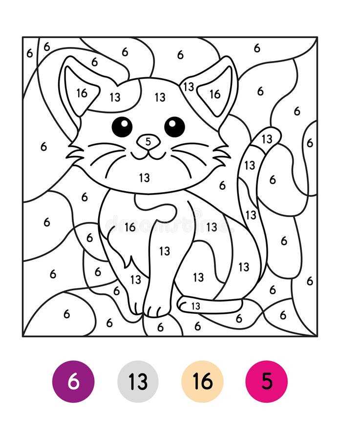 color by number printable pages