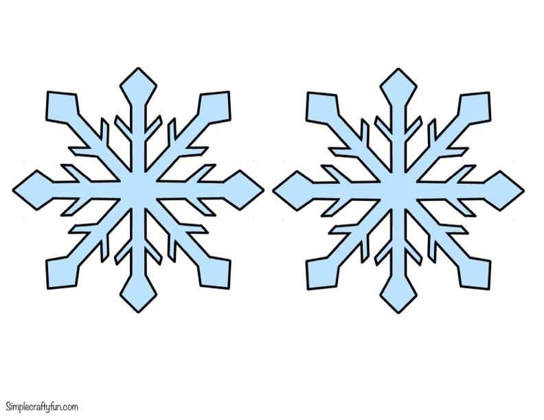 printable snowflake cutouts