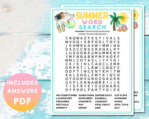 word searches free printable for adults