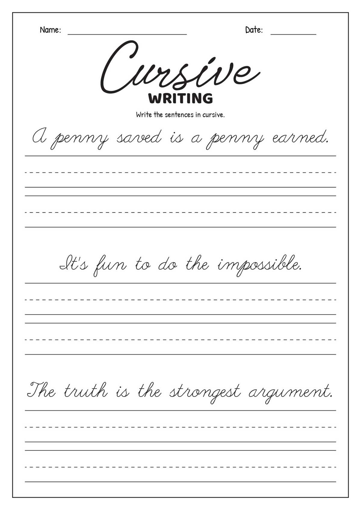 writing without tears free printables