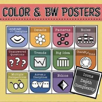 depth and complexity icons printable