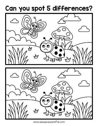 printable find the difference