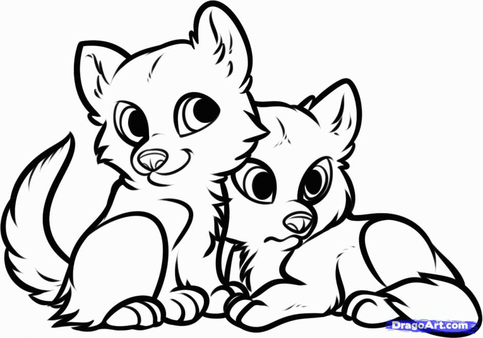wolf colouring pages printable