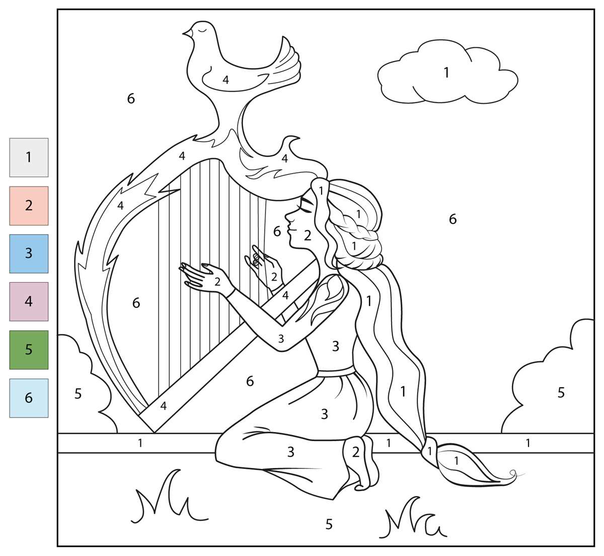 music coloring pages free printable