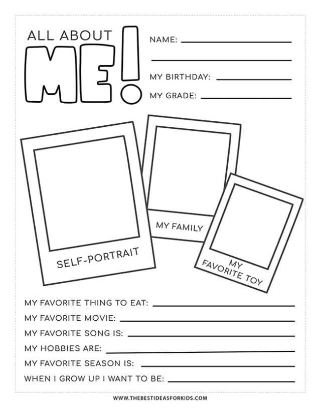 all about me preschool free printables all about me preschool free printables