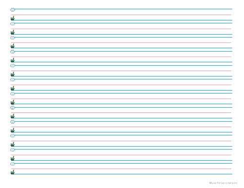 printable 3 lined paper