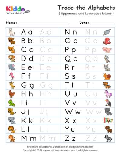 learn to write letters printable