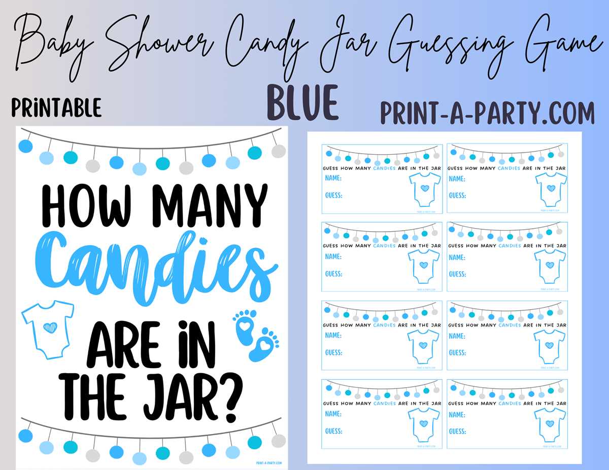 free printable guess how many sweets in the jar template