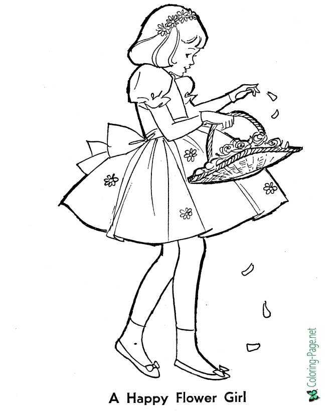 printable wedding coloring pages